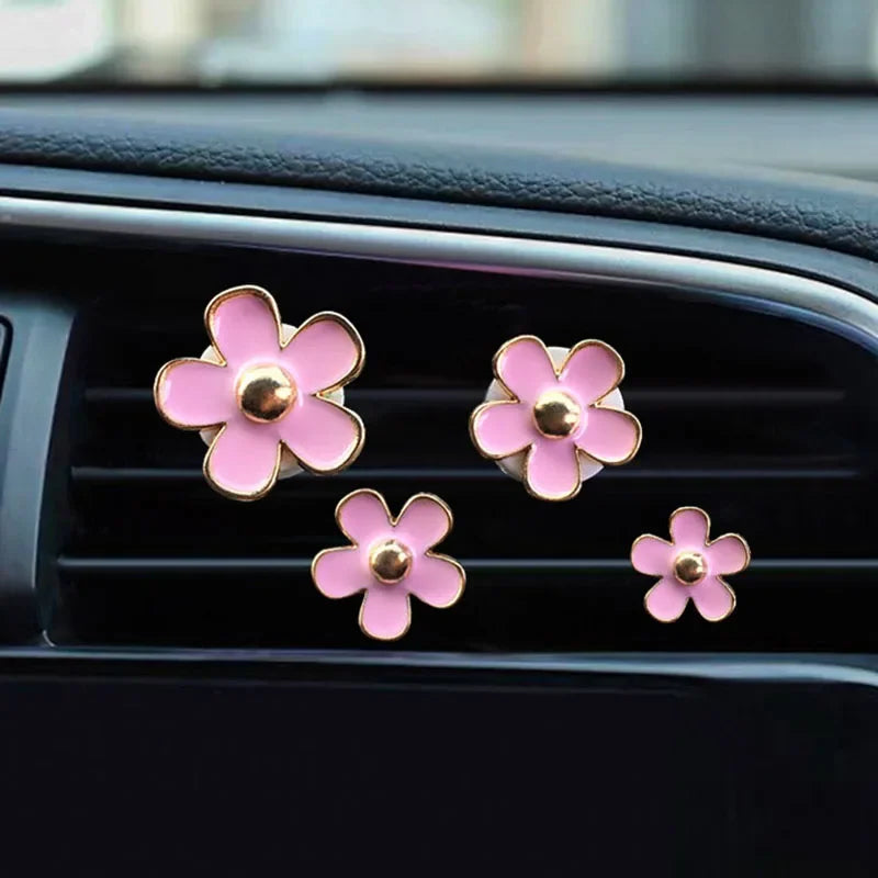 Car Outlet Vent Perfume Clips - Cute Flower