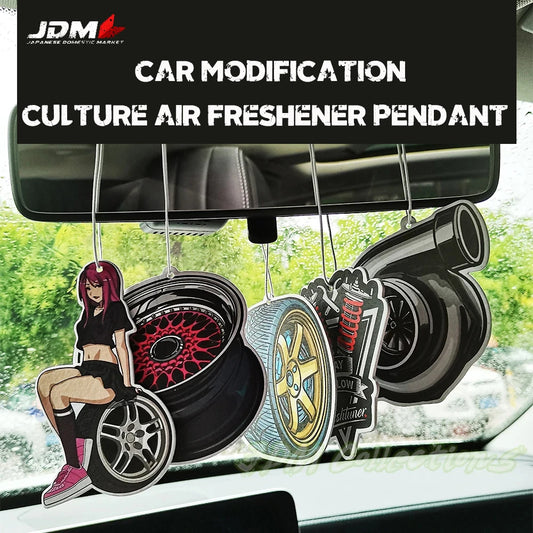 Car Air Freshener - Girl Hanging Rearview Mirror