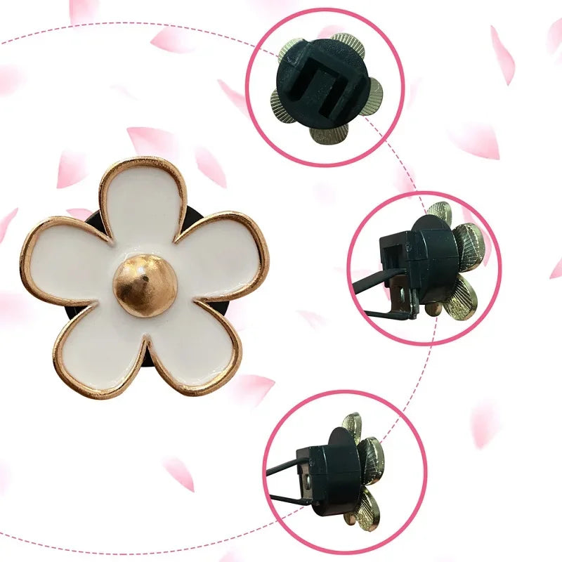 Car Outlet Vent Perfume Clips - Cute Flower