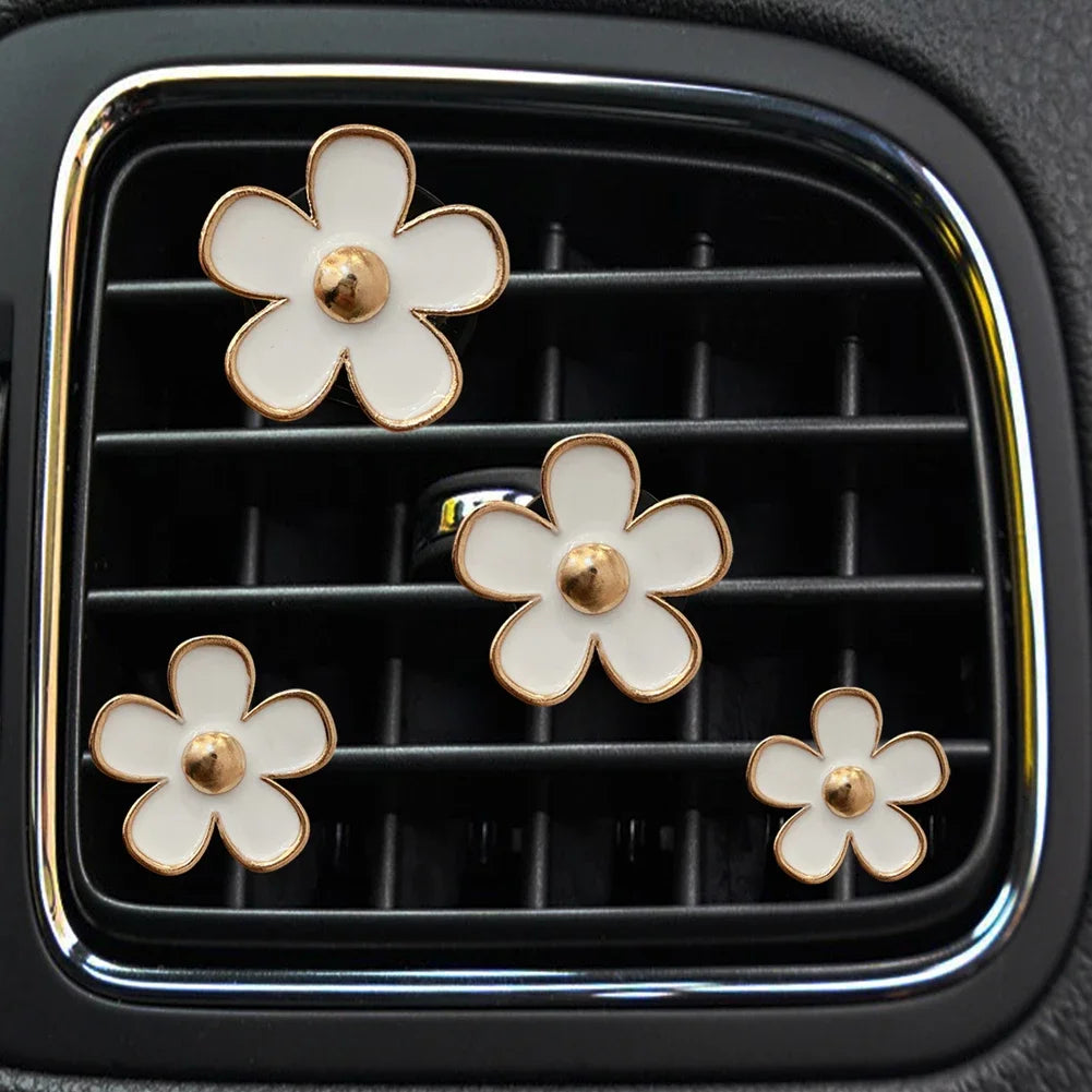 Car Outlet Vent Perfume Clips - Cute Flower