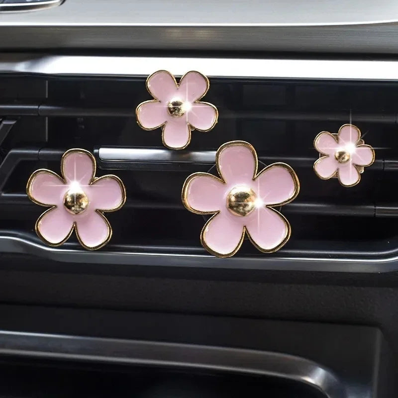 Car Outlet Vent Perfume Clips - Cute Flower