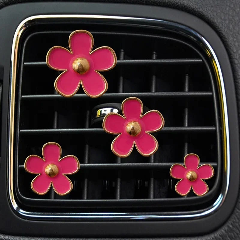 Car Outlet Vent Perfume Clips - Cute Flower