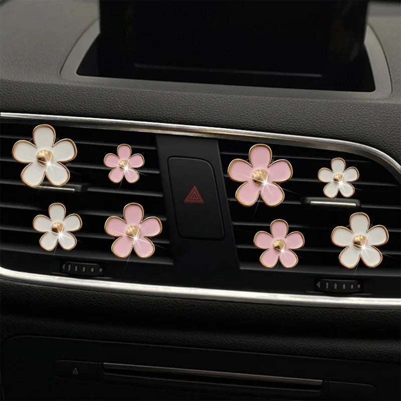 Car Outlet Vent Perfume Clips - Cute Flower