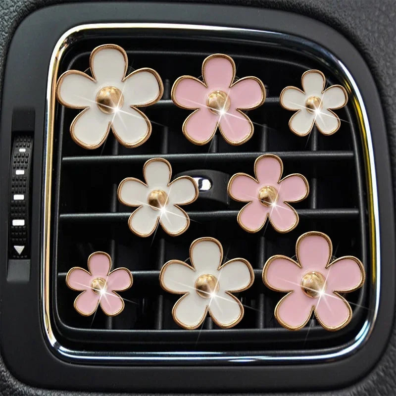 Car Outlet Vent Perfume Clips - Cute Flower