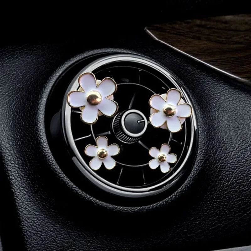 Car Outlet Vent Perfume Clips - Cute Flower